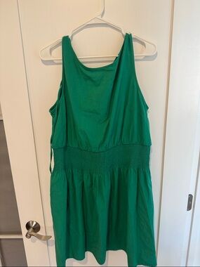 Universal Thread Green Sleeveless Mini Dress